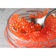Икра Горбуши Премиум 200г Лососевая натуральная (Caviar Gorbuscha Premium 200g) Икра красная (Red Caviar)