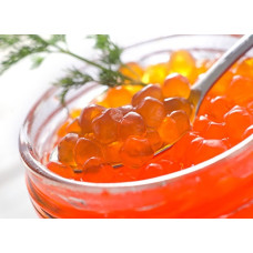 Икра Кижуча Премиум 500г Лососевая натуральная (Caviar Coho Premium 500g) Красная икра
