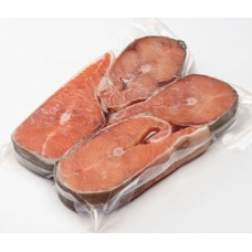 Лосось Форель стейк слабосоленый в/у 500г (Salted salmon 500g) Рыба (Fish)