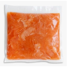 Лосось Семга Слабосоленая обрезь б/ш в/у 1кг (Salted salmon 1kg) Рыба (Fish)