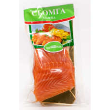 Семга соленая 200г Лосось (Salted salmon 200g) Рыба (Fish)