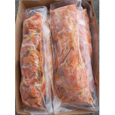 Обрезь лосося филе холодного копчения б/ш с/м (Cold smoked salmon) Рыба (Fish)