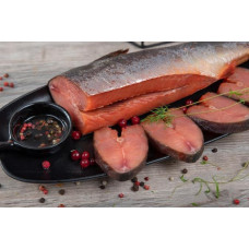 Семга лосось холодного копчения (Cold smoked salmon) Рыба (Fish)